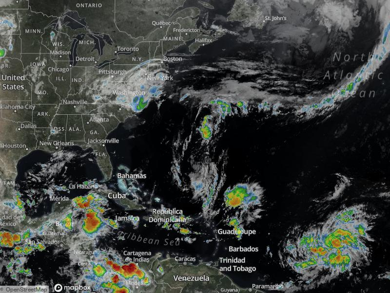 Atlantic Infrared Satellite