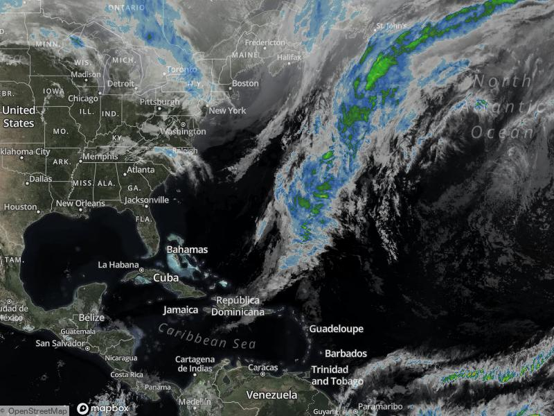 Atlantic Infrared Satellite