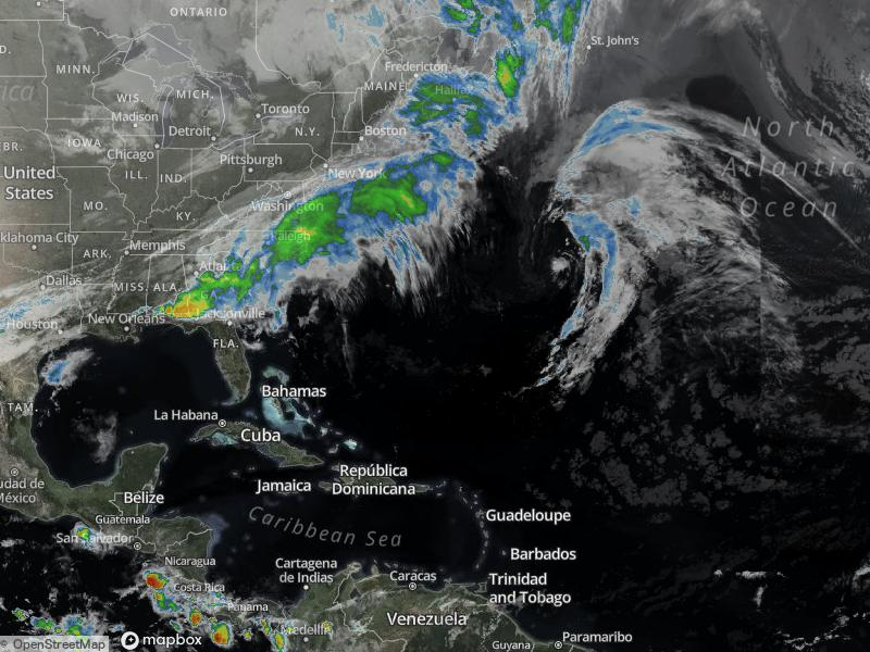Atlantic Infrared Satellite