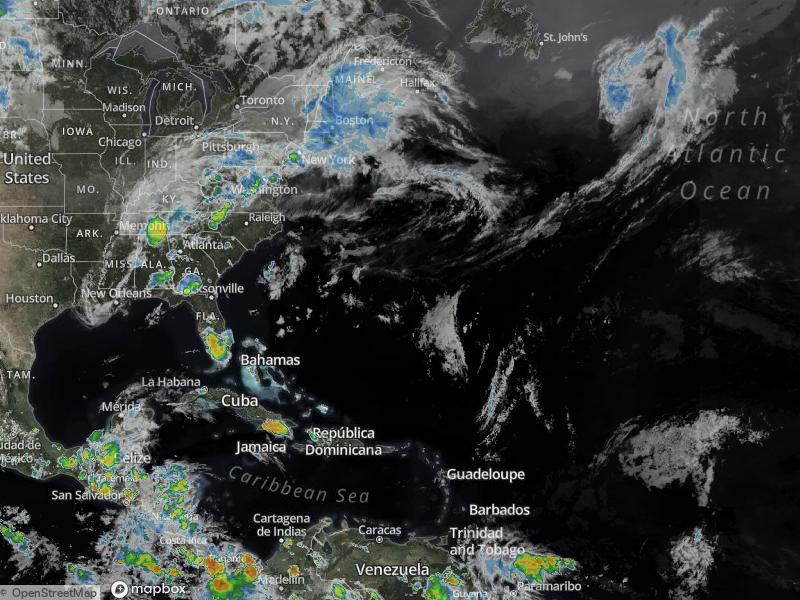 Atlantic Infrared Satellite