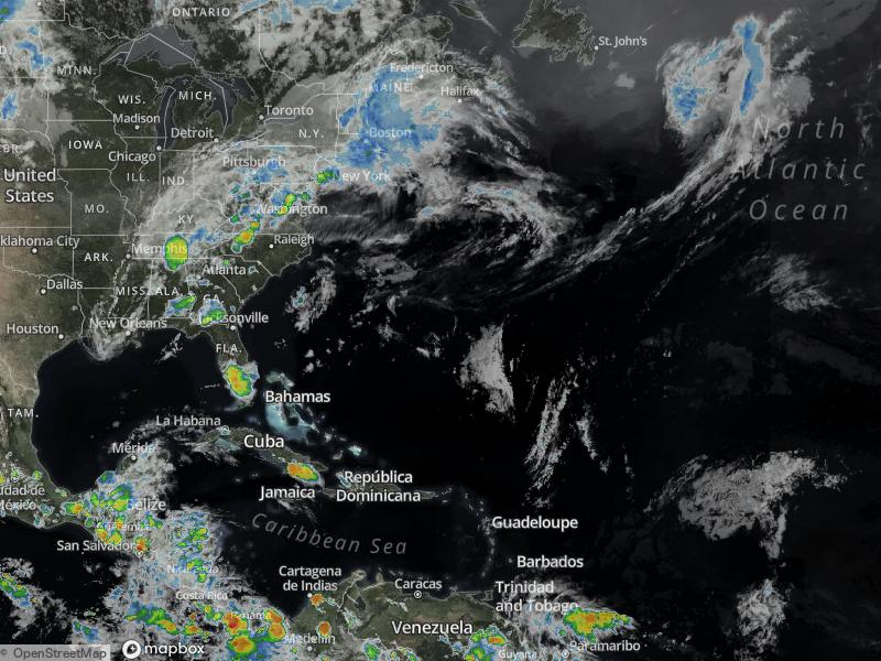 Atlantic Infrared Satellite