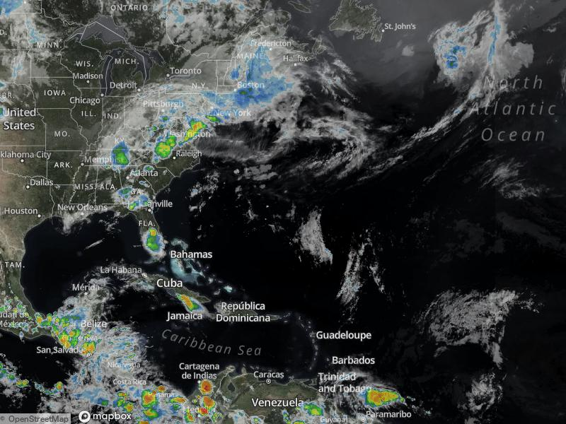 Atlantic Infrared Satellite