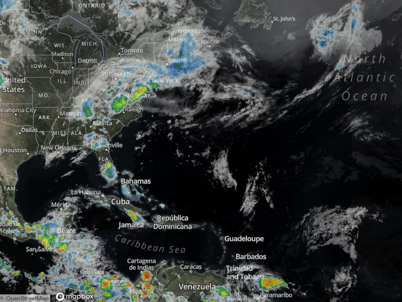 Atlantic Infrared Satellite