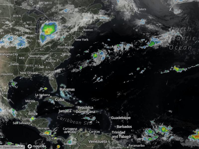 Atlantic Infrared Satellite