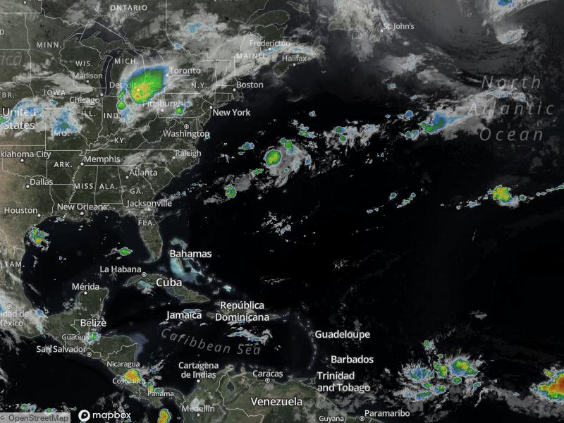 Atlantic Infrared Satellite