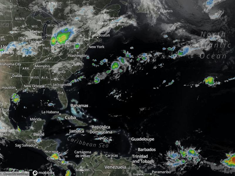 Atlantic Infrared Satellite