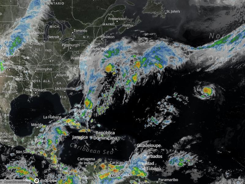 Atlantic Infrared Satellite